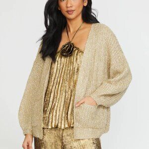 NWT Stellah Gold Cardigan